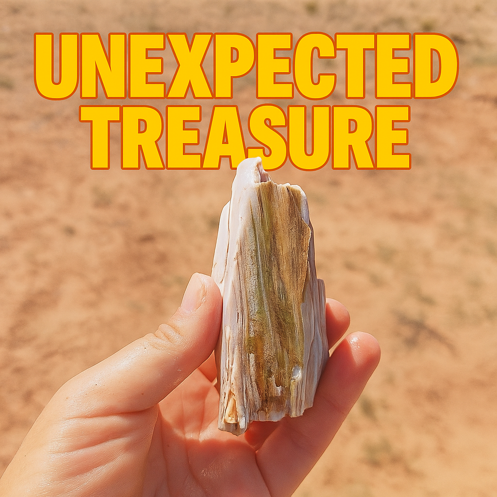 Opalized wood with preserved bark textures found on Yellow Cat Road, Utah