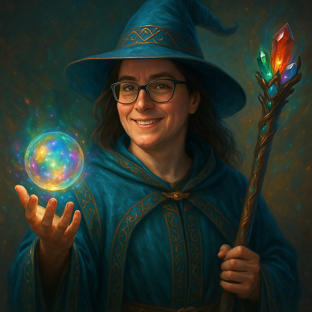 Sheena — prismatic wizard portrait